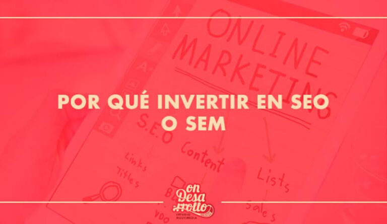 Invertir en seo